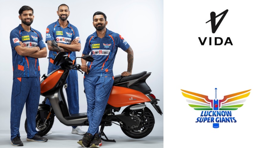 VIDA, Powered by Hero, becomes official electric-mobility partner of Lucknow Super Giants